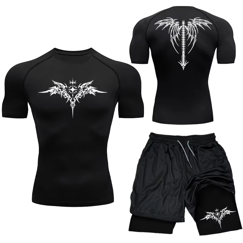 ผู้ชายใหม่ MMA การบีบอัดกีฬาชุ - Compression Shorts Athletes บทวิจารณ์และราคา