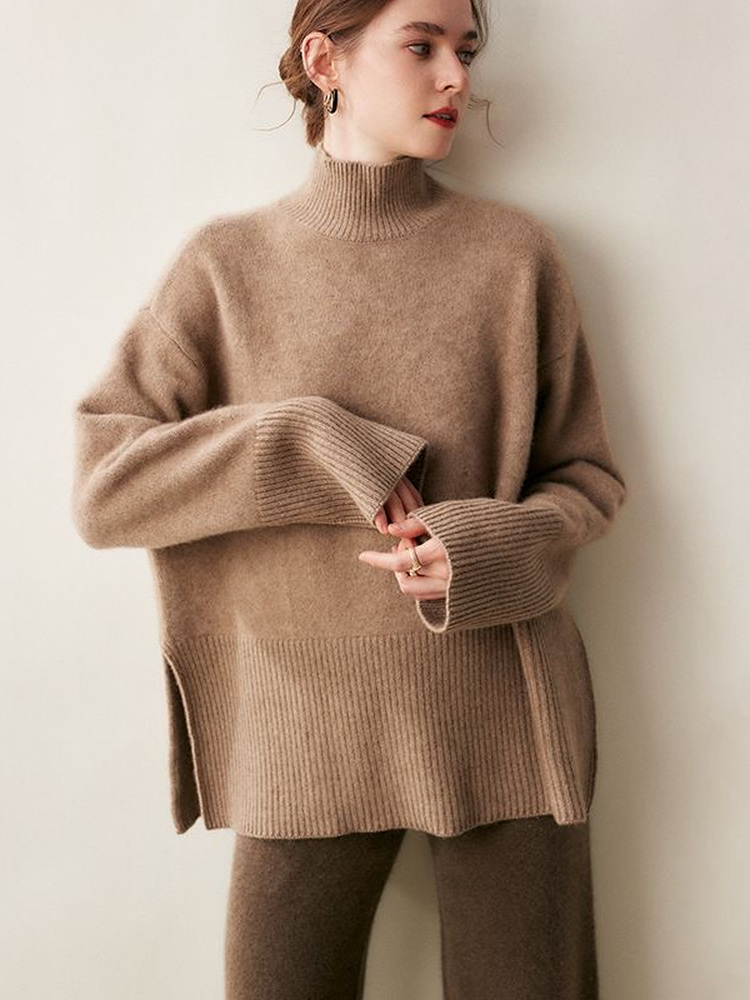 เสื้อไหมพรมคอสูงทรงสวยสำหรับผู - Base Layer Top บทวิจารณ์และราคา
