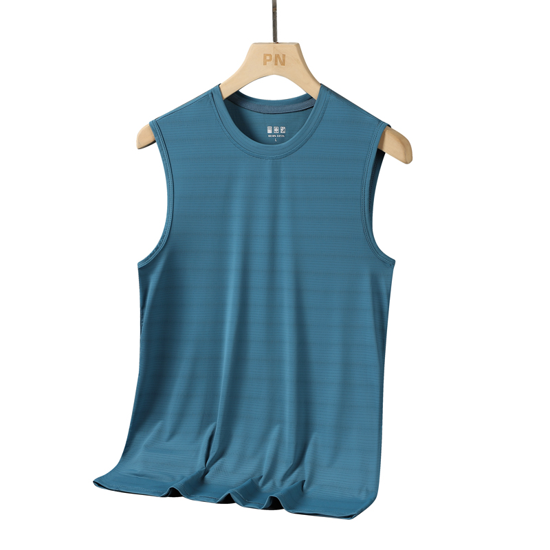 ฤดูร้อนใหม่คุณภาพสูงผ้าไหมน้ํา - Sleeveless Undershirt บทวิจารณ์และราคา